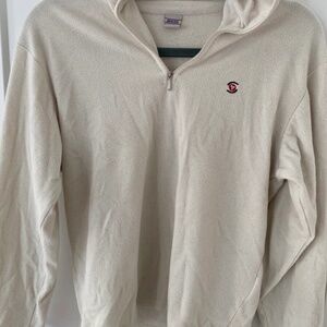 Brugi Beige Fleece Pullover Size XL